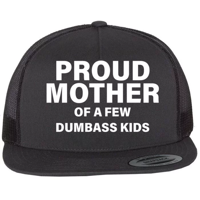 Funny Proud Mother Flat Bill Trucker Hat