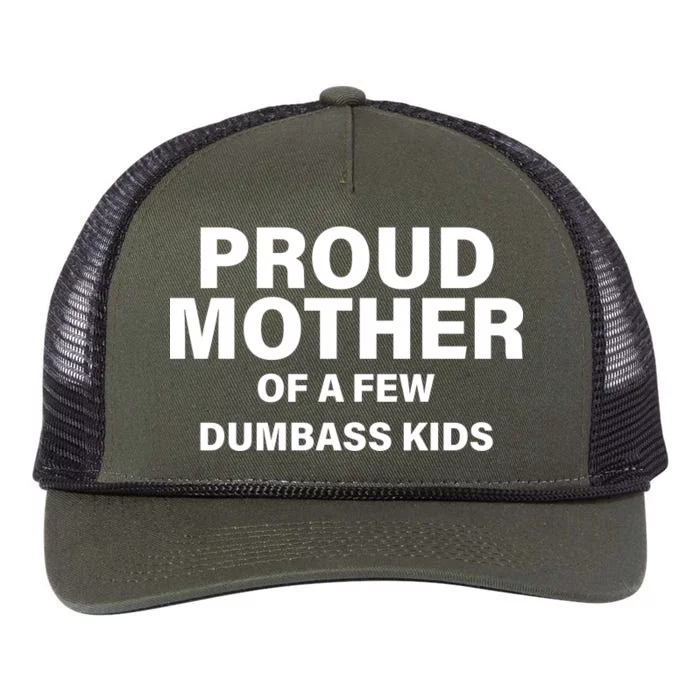 Funny Proud Mother Retro Rope Trucker Hat Cap