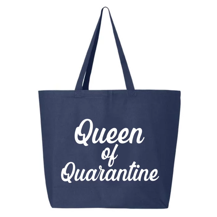 Funny Queen of Quarantine 25L Jumbo Tote