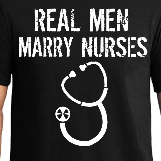 Funny Real Men Marry Nurses Medical Pajama Set