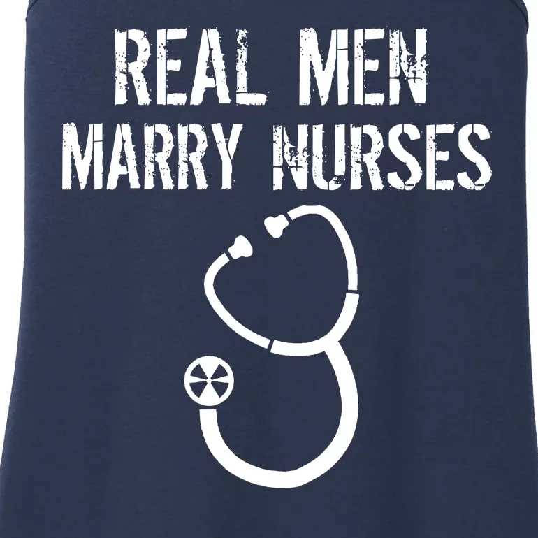 Funny Real Men Marry Nurses Medical Ladies Essential Tank