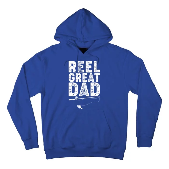 Funny Reel Great Dad Fishing Tall Hoodie