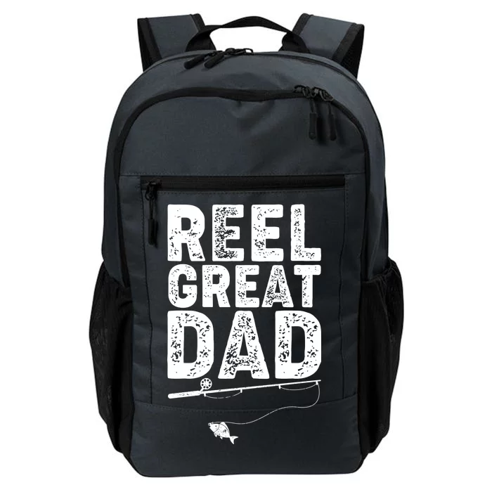 Funny Reel Great Dad Fishing Daily Commute Backpack