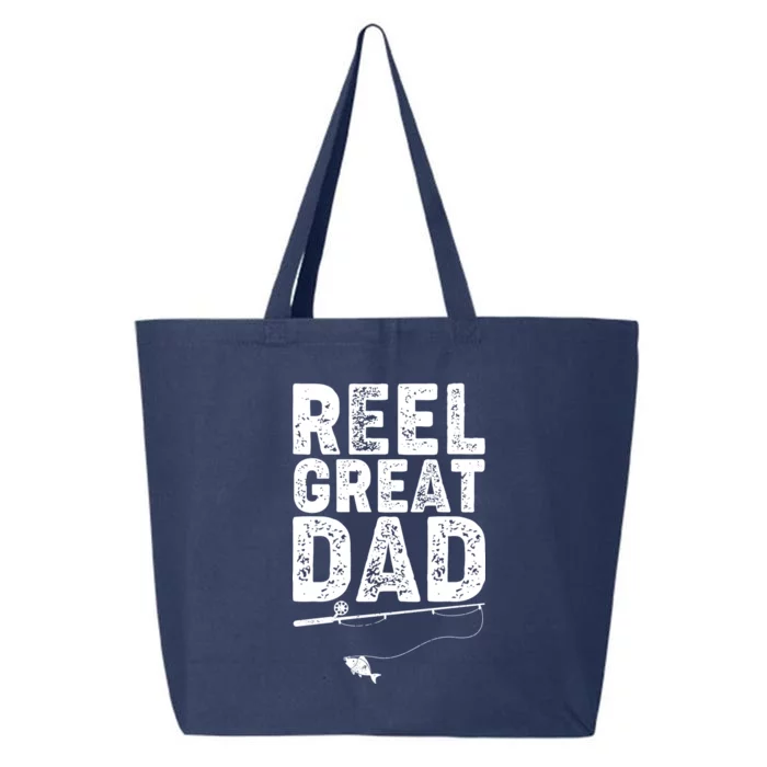 Funny Reel Great Dad Fishing 25L Jumbo Tote