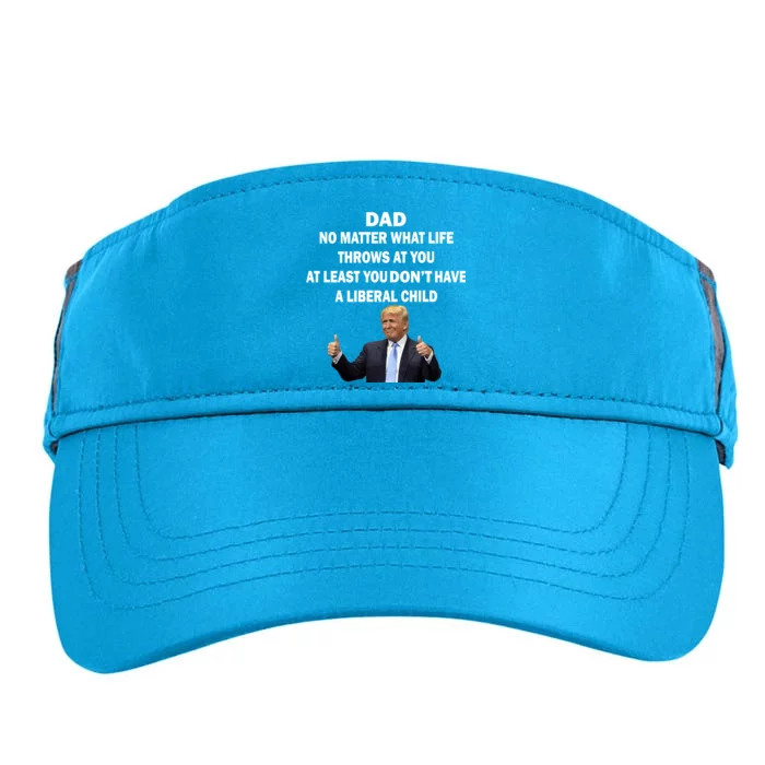 Funny Republican Dad Anti Liberal Child Adult Drive Performance Visor