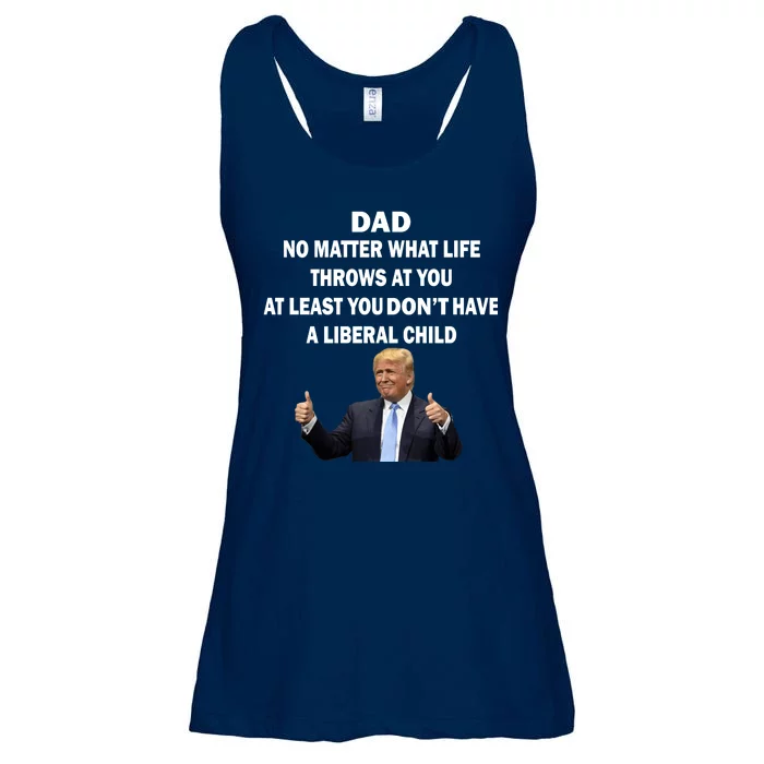 Funny Republican Dad Anti Liberal Child Ladies Essential Flowy Tank