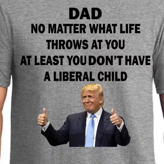 Funny Republican Dad Anti Liberal Child Pajama Set