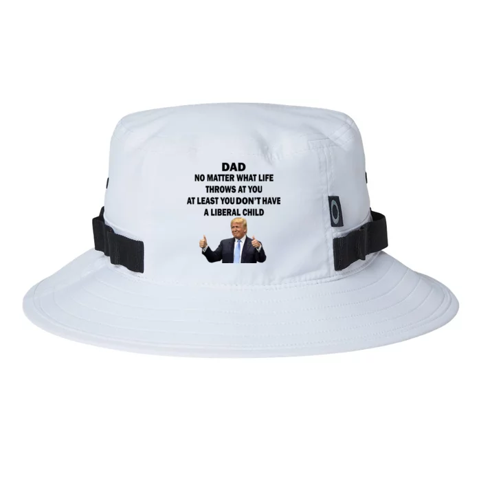 Funny Republican Dad Anti Liberal Child Oakley Bucket Hat