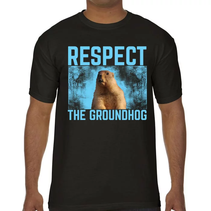 Funny Respect The Groundhog Comfort Colors T-Shirt