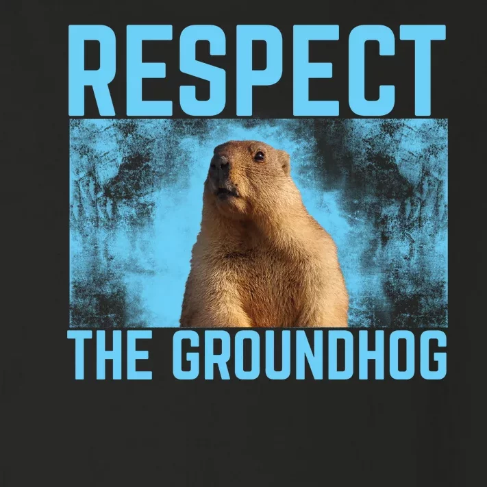 Funny Respect The Groundhog Toddler Long Sleeve Shirt