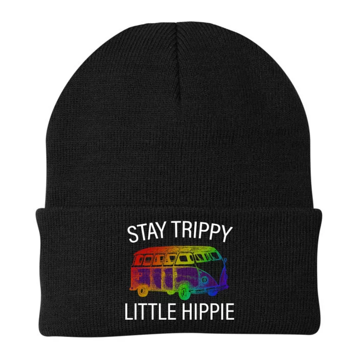 Funny Reto - Stay Trippy Little Hippie Knit Cap Winter Beanie