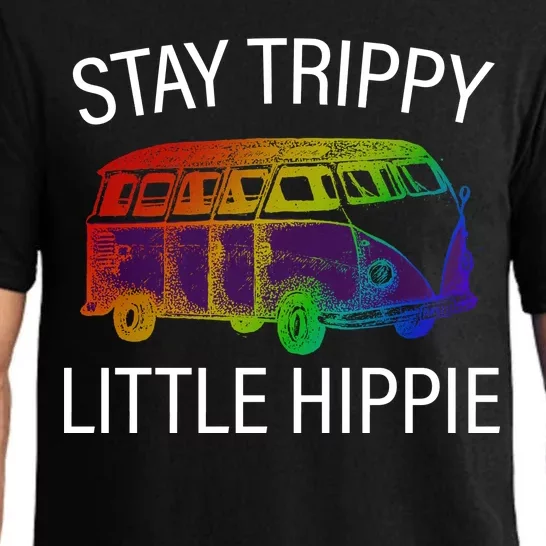 Funny Reto - Stay Trippy Little Hippie Pajama Set