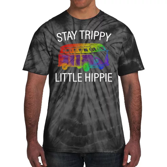 Funny Reto - Stay Trippy Little Hippie Tie-Dye T-Shirt