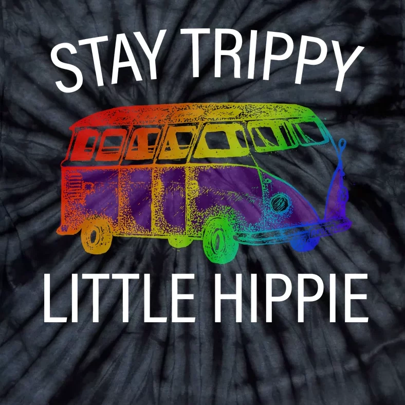 Funny Reto - Stay Trippy Little Hippie Tie-Dye T-Shirt