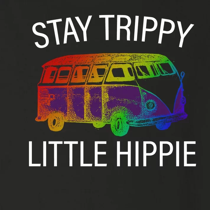 Funny Reto - Stay Trippy Little Hippie Toddler Long Sleeve Shirt