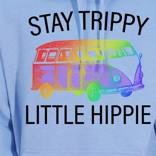 Funny Reto - Stay Trippy Little Hippie Unisex Surf Hoodie