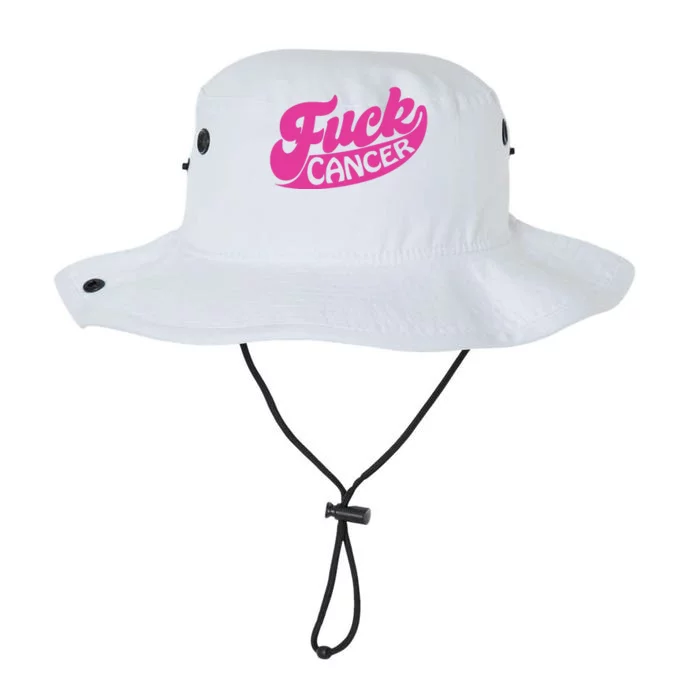 Funny Retro Fck Cancer Logo Breast Cancer Support Legacy Cool Fit Booney Bucket Hat