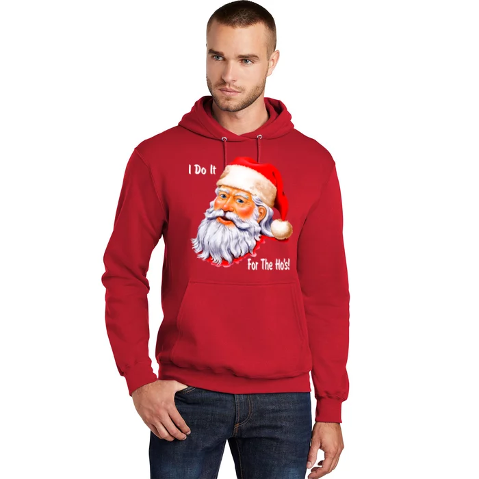 Funny Santa Claus I Do It For The HO'S Christmas Hoodie