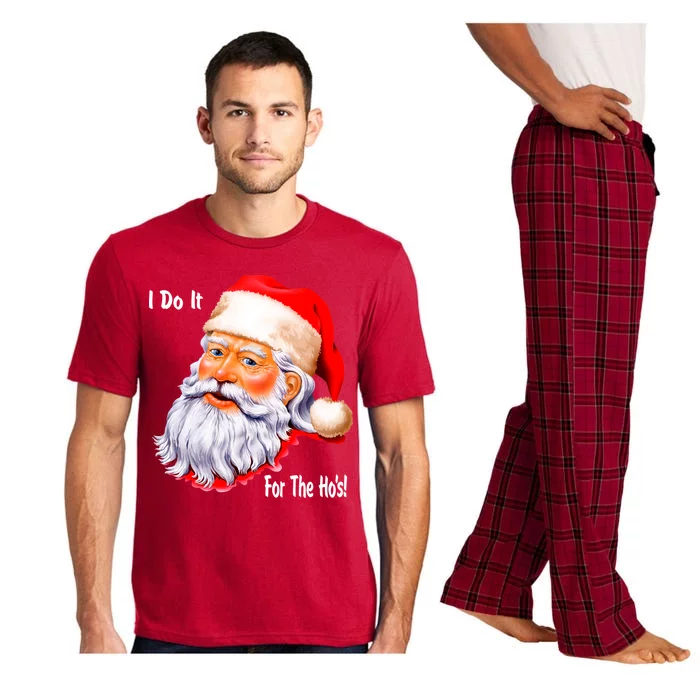 Funny Santa Claus I Do It For The HO'S Christmas Pajama Set