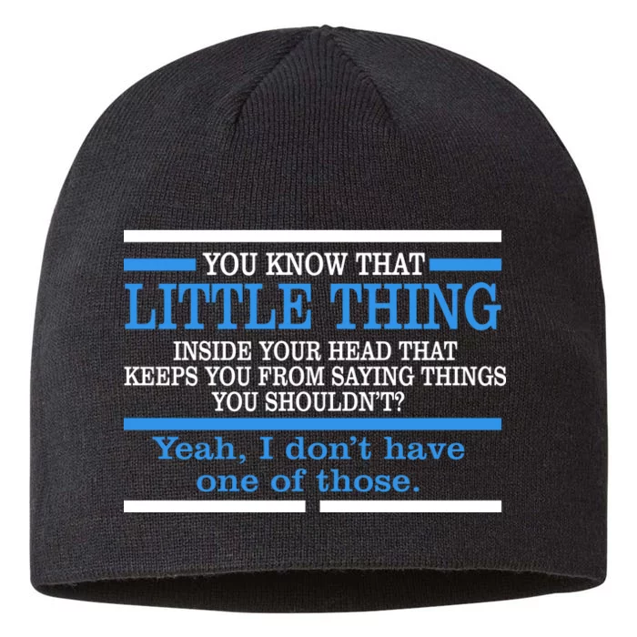 Funny Sarcastic Mind 8 1/2in Sustainable Knit Beanie