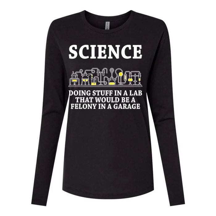 Funny Science Definition Womens Cotton Relaxed Long Sleeve T-Shirt