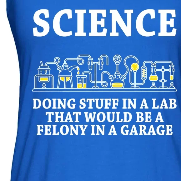 Funny Science Definition Ladies Essential Flowy Tank