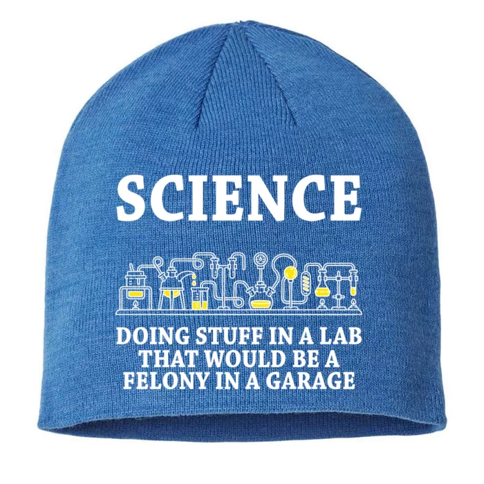 Funny Science Definition 8 1/2in Sustainable Knit Beanie