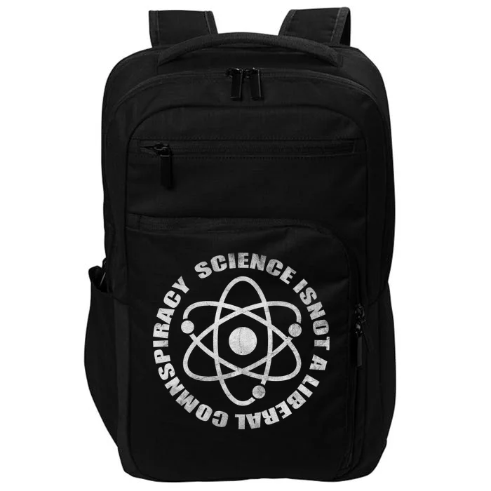 Funny Science Liberal Conspiracy Impact Tech Backpack