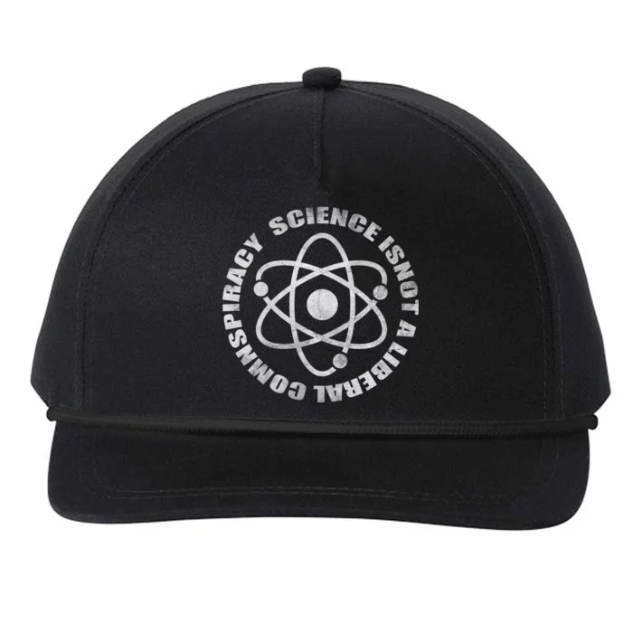 Funny Science Liberal Conspiracy Snapback Five-Panel Rope Hat