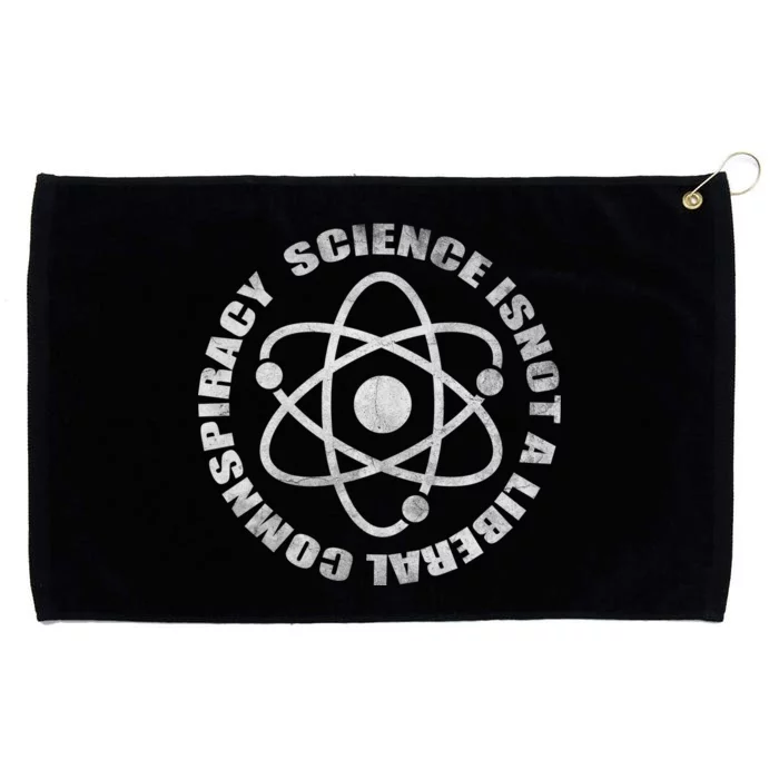 Funny Science Liberal Conspiracy Grommeted Golf Towel