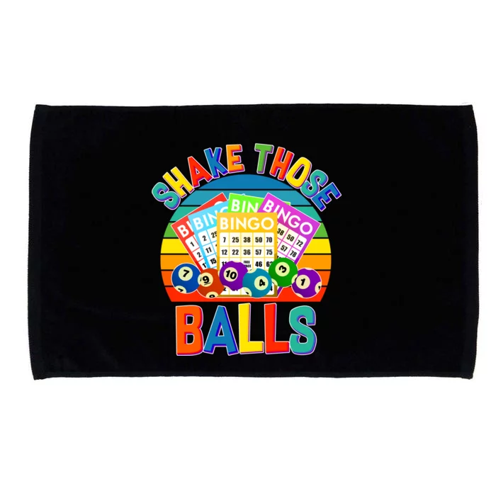 Funny Shake Those Balls Bingo Microfiber Hand Towel