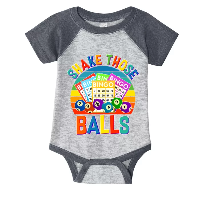 Funny Shake Those Balls Bingo Infant Baby Jersey Bodysuit