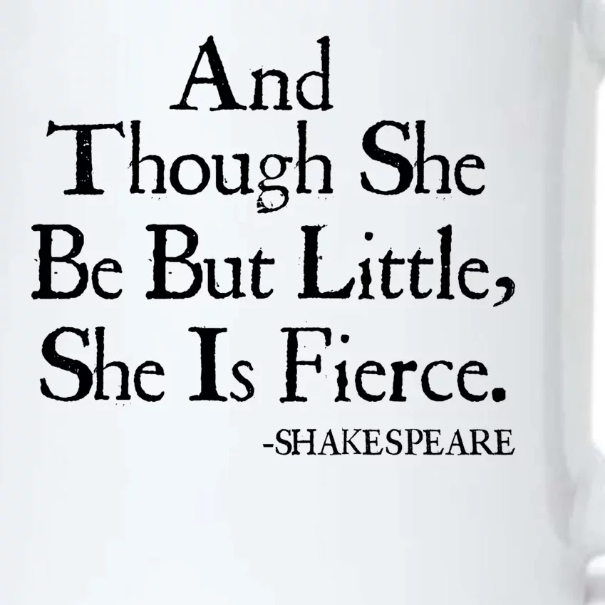 Funny Shakespeare Fierce Quote Black Color Changing Mug