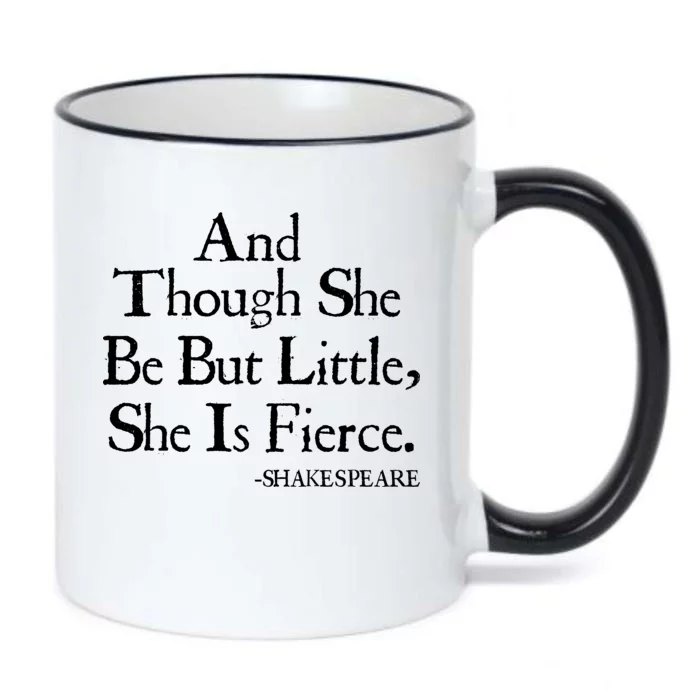 Funny Shakespeare Fierce Quote Black Color Changing Mug