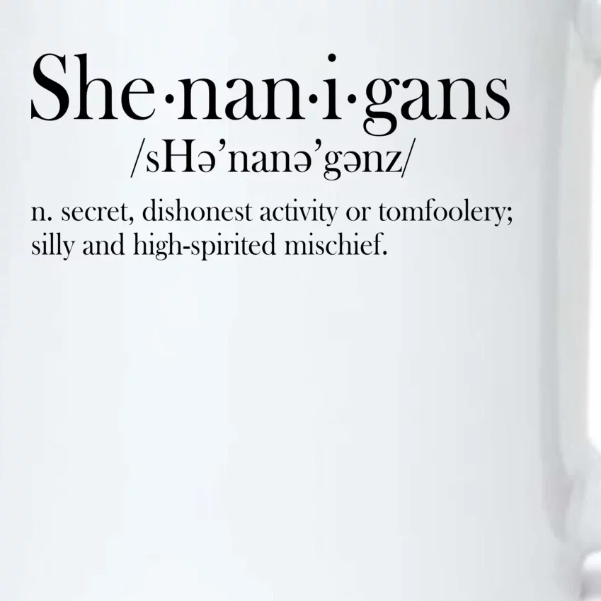 Funny Shenanigans Definition Black Color Changing Mug