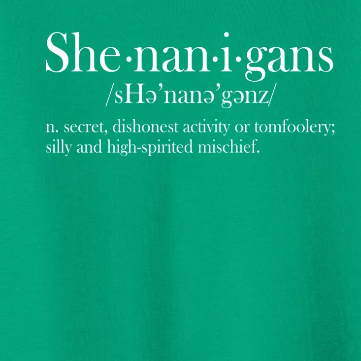 Funny Shenanigans Definition Toddler T-Shirt