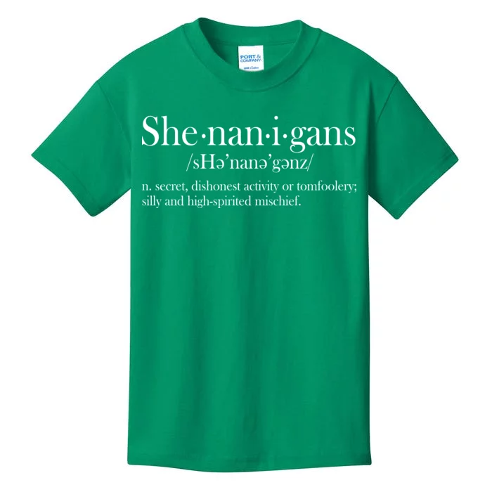 Funny Shenanigans Definition Kids T-Shirt