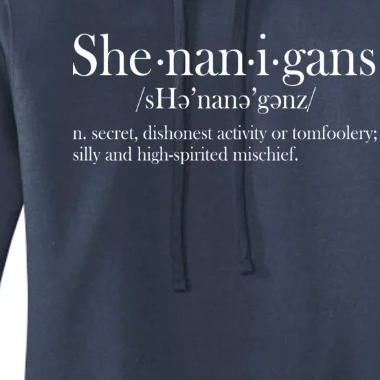 Funny Shenanigans Definition Women's Pullover Hoodie