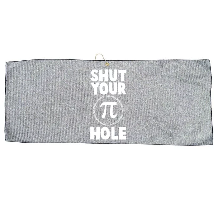 Funny Shut Your Pi Hole 3.14 March 14 Large Microfiber Waffle Golf Towel