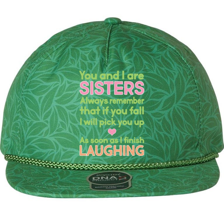 Funny Sisters Laughing Aloha Rope Hat