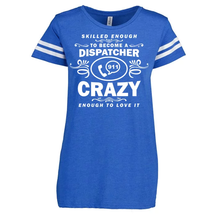 Funny Skilled Dispatcher Enza Ladies Jersey Football T-Shirt