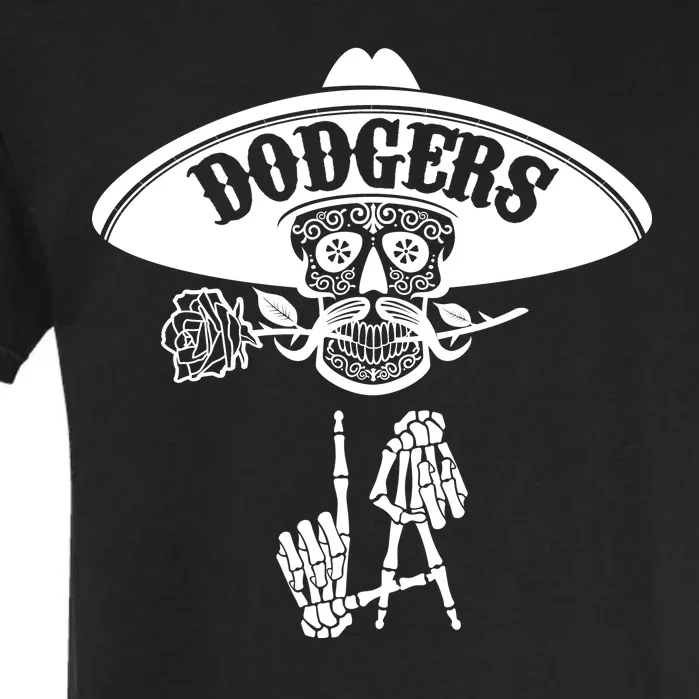 Funny Skull Dodgers Garment-Dyed Heavyweight T-Shirt