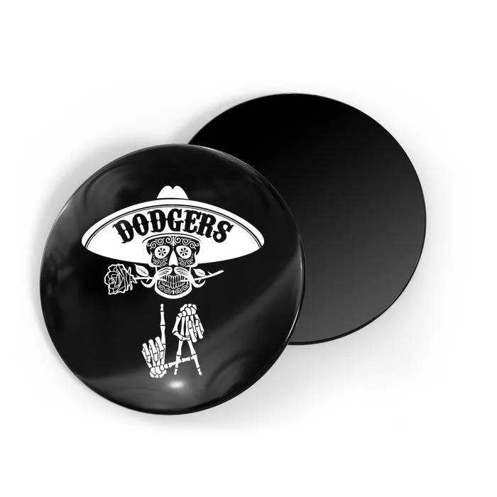 Funny Skull Dodgers Magnet