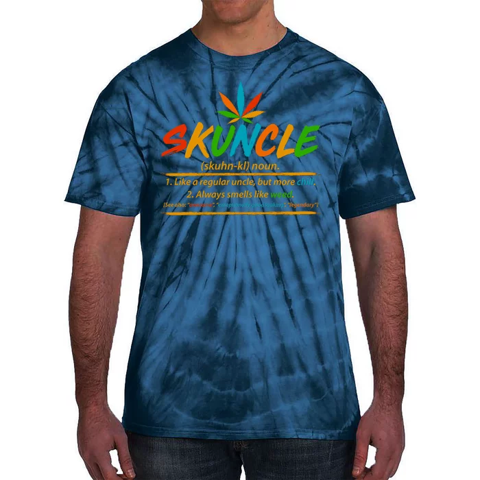 Funny Skuncle Definition Like A Regular Uncle Tie-Dye T-Shirt