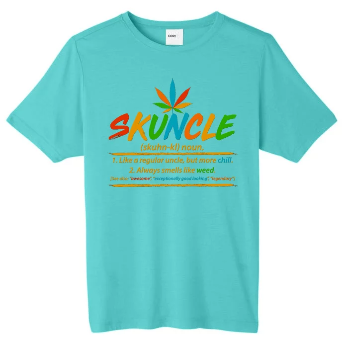 Funny Skuncle Definition Like A Regular Uncle ChromaSoft Performance T-Shirt