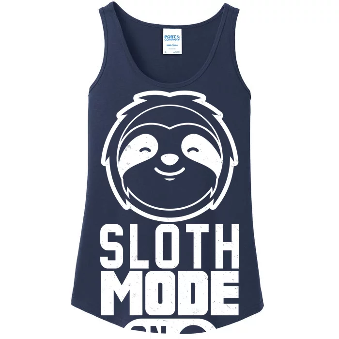 Funny Sloth Mode On Ladies Essential Tank