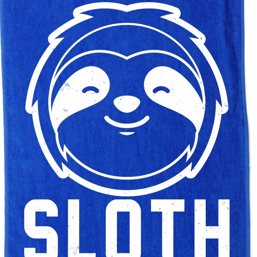 Funny Sloth Mode On Platinum Collection Golf Towel