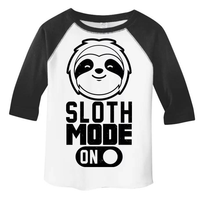 Funny Sloth Mode On Toddler Fine Jersey T-Shirt