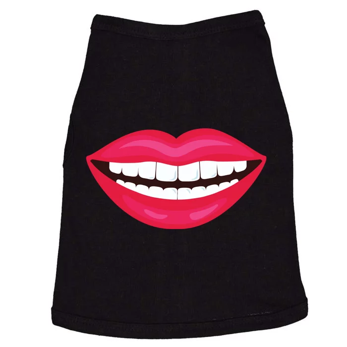 Funny Smile Lips Doggie Tank