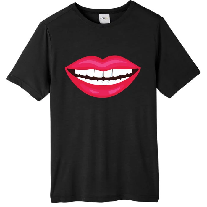 Funny Smile Lips ChromaSoft Performance T-Shirt